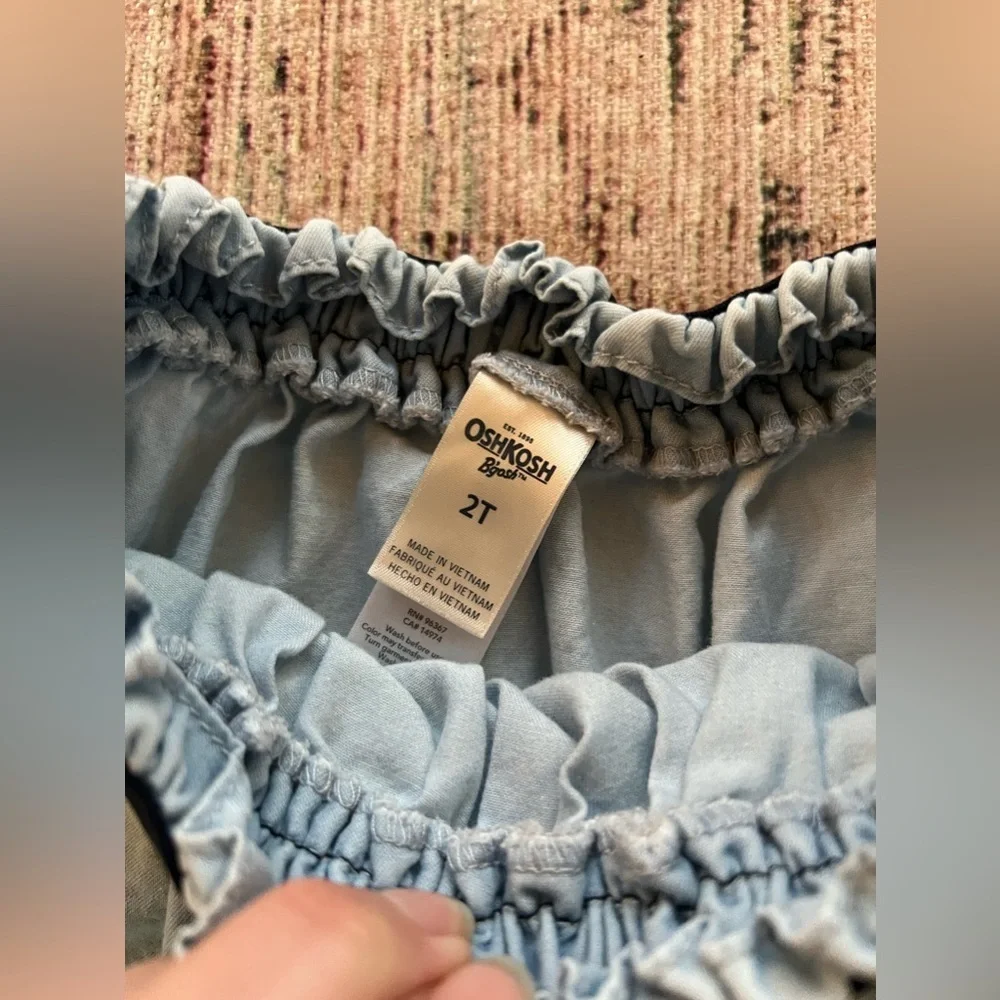 Oshkosh girls chambray skirt 2T